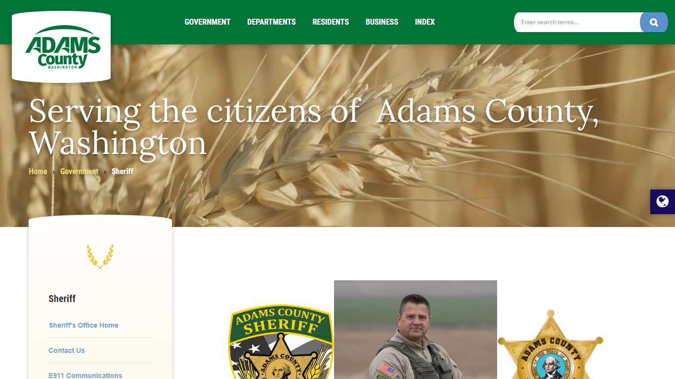 Serving the citizens of Adams County, Washington
